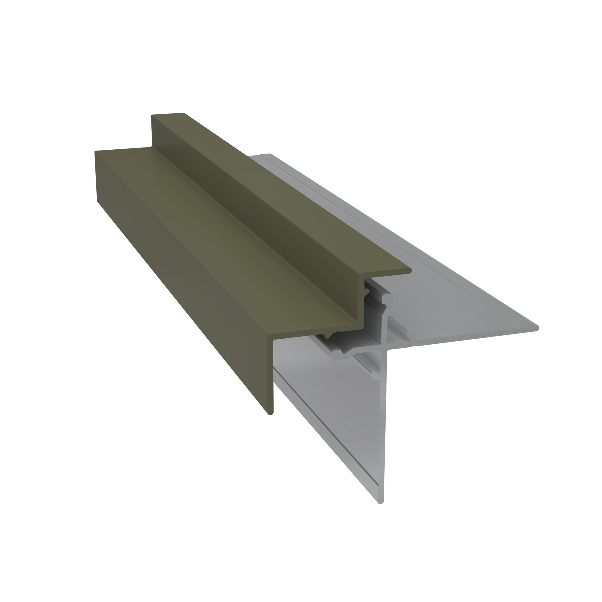 Light Trim 5/16in Panel & 3/4 lap 2-piece Outside Corner C924XL | Shadow XL Collection-Mountain Sage 80 (JH)