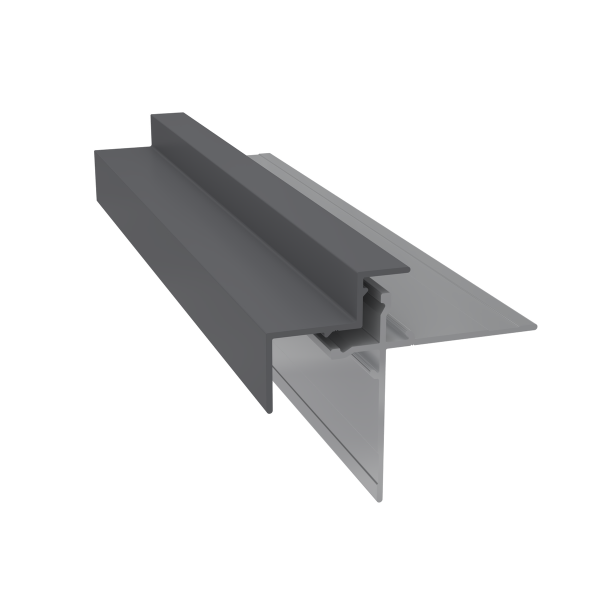 Light Trim 5/16in Panel & 3/4 lap 2-piece Outside Corner C924XL | Shadow XL Collection-Night Gray 49 (JH)