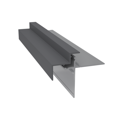 Light Trim 5/16in Panel & 3/4 lap 2-piece Outside Corner C924XL | Shadow XL Collection-Night Gray 49 (JH)