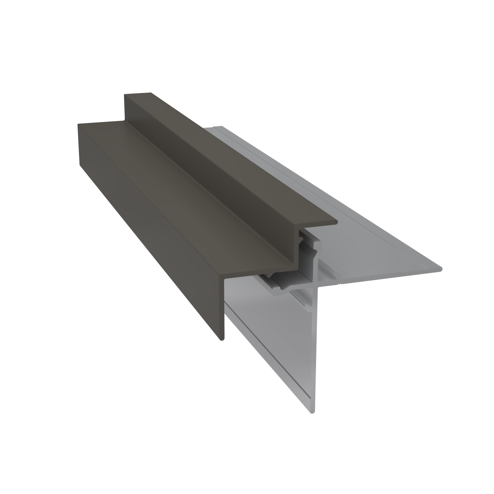 Light Trim 5/16in Panel & 3/4 lap 2-piece Outside Corner C924XL | Shadow XL Collection-Rich Espresso 46 (JH)