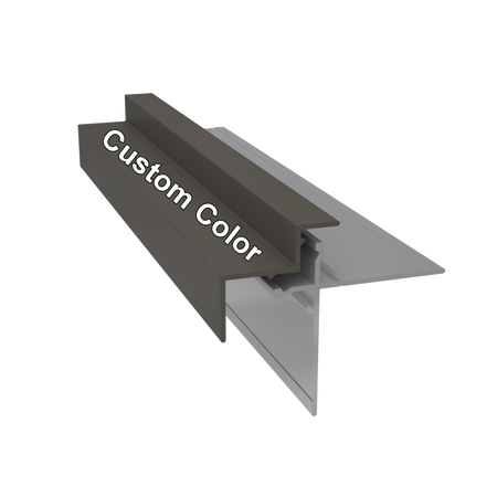 Light Trim 5/16in Panel & 3/4 lap 2-piece Outside Corner C924XL | Shadow XL Collection-Custom Color