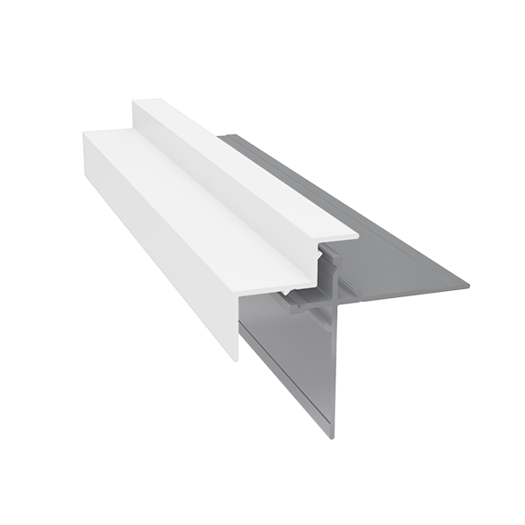 Light Trim 5/16in Panel & 3/4 lap 2-piece Outside Corner C924XL | Shadow XL Collection-Black