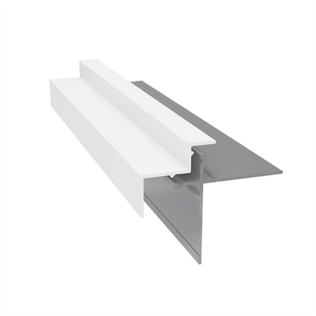 Light Trim 5/16in Panel & 3/4 lap 2-piece Outside Corner C924XL | Shadow XL Collection-Black