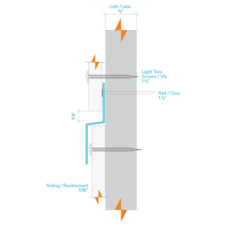 Light Trim 5/16in Panel Horizontal Trim H100 | Bold Collection-Black