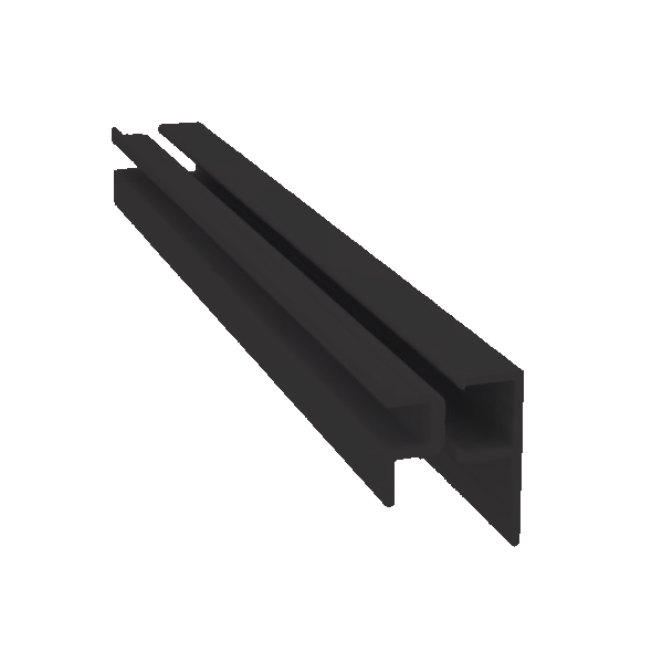 Light Trim 5/16in Panel 2-piece Universal J Trim J002 | Shadow Collection-Midnight Black 95 (JH)