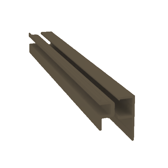 Light Trim 5/16in Panel 2-piece Universal J Trim J002 | Shadow Collection-Timber Bark 77 (JH)