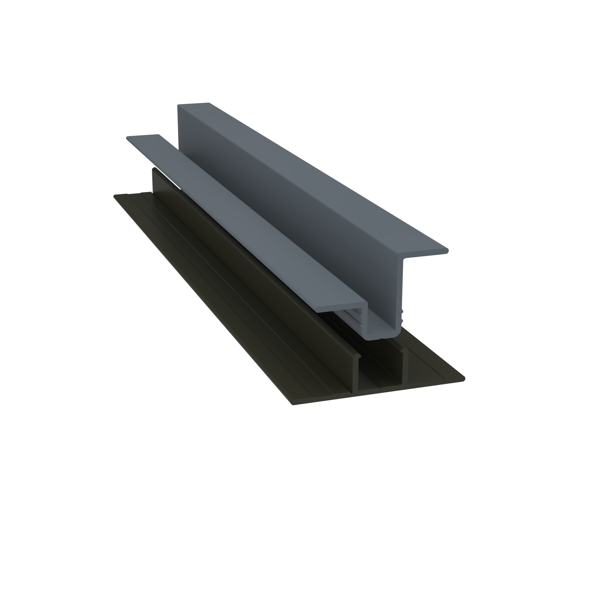 Light Trim 5/16in Panel & 3/4 lap 2-piece Vertical Clip V920XL | Shadow XL Collection-Boothbay Blue 85 (JH)