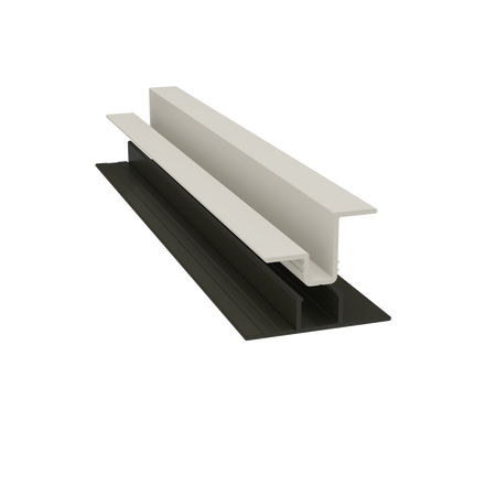 Light Trim 5/16in Panel & 3/4 lap 2-piece Vertical Clip V920XL | Shadow XL Collection-Cobble Stone 75 (JH)