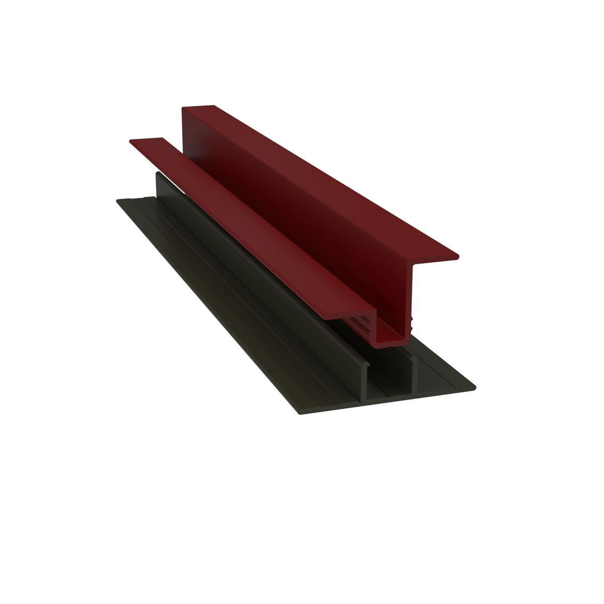 Light Trim 5/16in Panel & 3/4 lap 2-piece Vertical Clip V920XL | Shadow XL Collection-Countrylane Red 90 (JH)