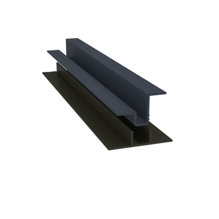 Light Trim 5/16in Panel & 3/4 lap 2-piece Vertical Clip V920XL | Shadow XL Collection-Deep Ocean 53 (JH)