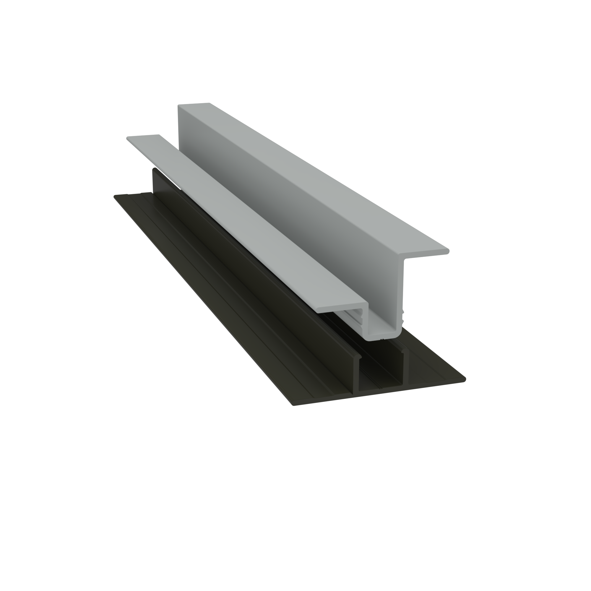 Light Trim 5/16in Panel & 3/4 lap 2-piece Vertical Clip V920XL | Shadow XL Collection-Light Mist 84 (JH)