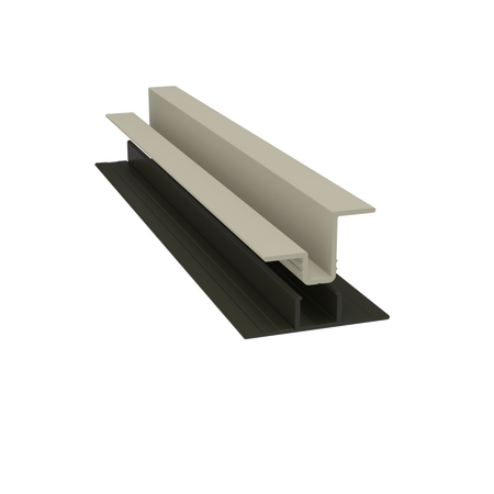 Light Trim 5/16in Panel & 3/4 lap 2-piece Vertical Clip V920XL | Shadow XL Collection-Navajo Beige 72 (JH)