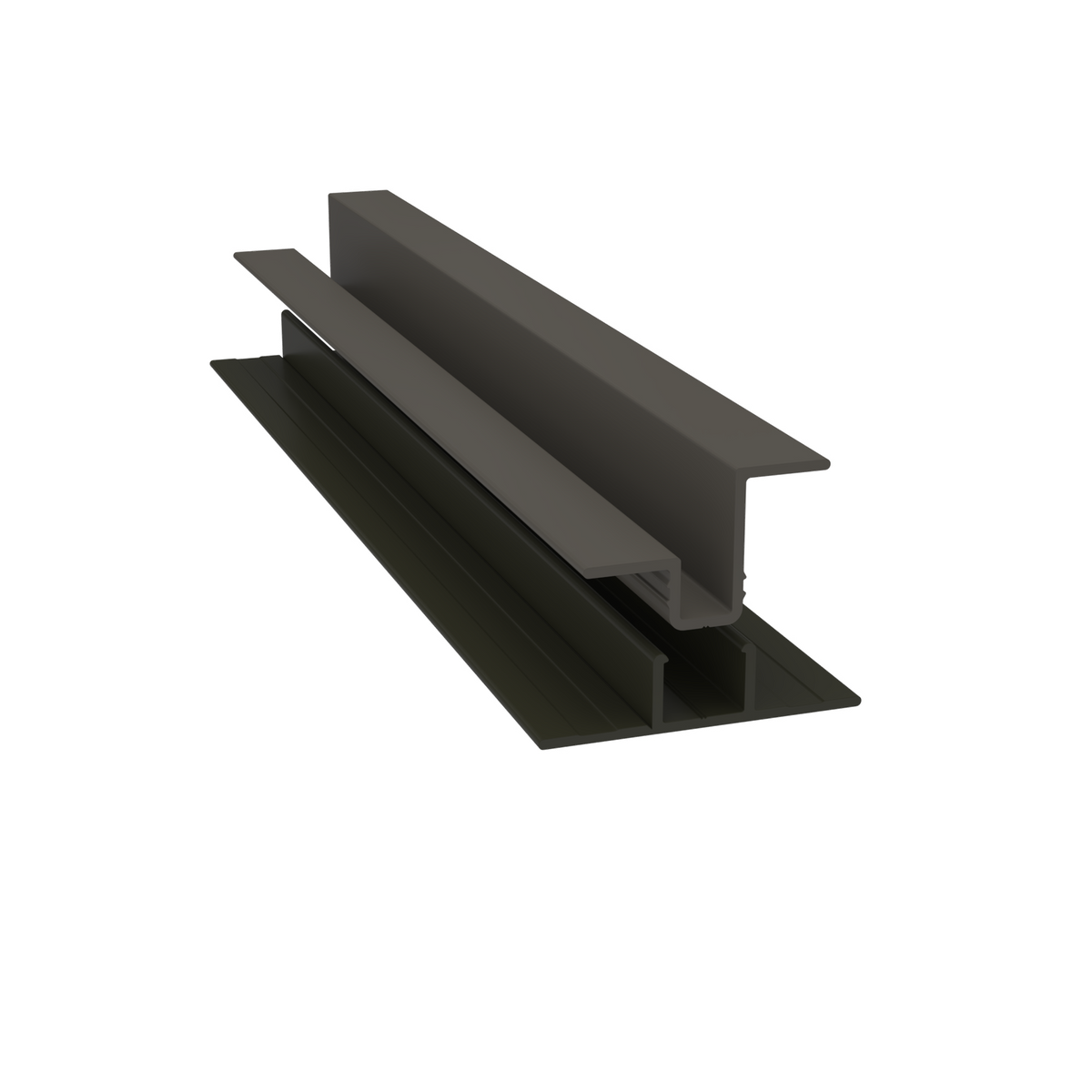 Light Trim 5/16in Panel & 3/4 lap 2-piece Vertical Clip V920XL | Shadow XL Collection-Rich Espresso 46 (JH)