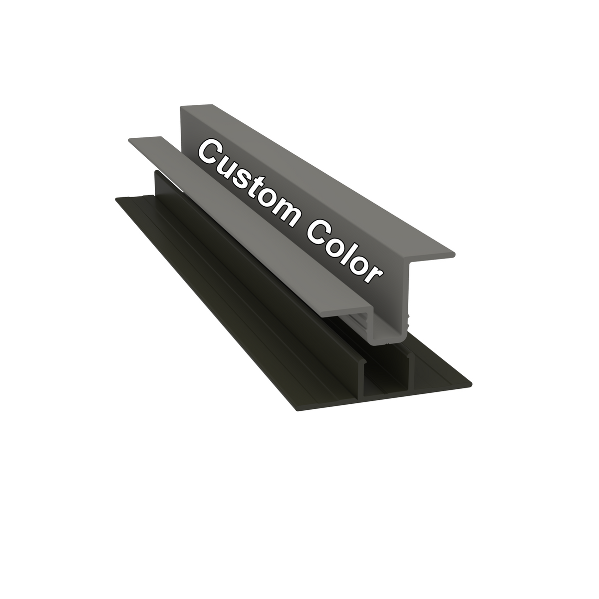 Light Trim 5/16in Panel & 3/4 lap 2-piece Vertical Clip V920XL | Shadow XL Collection-Custom Color