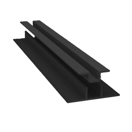 Light Trim 5/16in Panel 2-piece Vertical Trim V099 | Shadow Collection-Bright Silver (Light Trim)