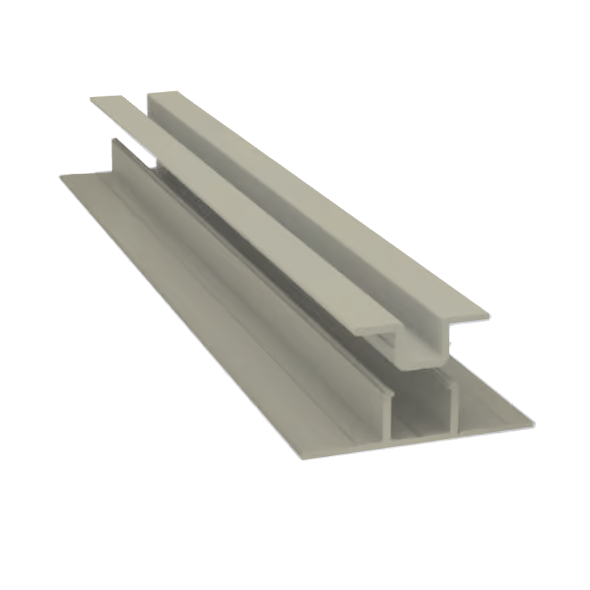 Light Trim 5/16in Panel 2-piece Vertical Trim V099 | Shadow Collection-Cobble Stone 75 (JH)