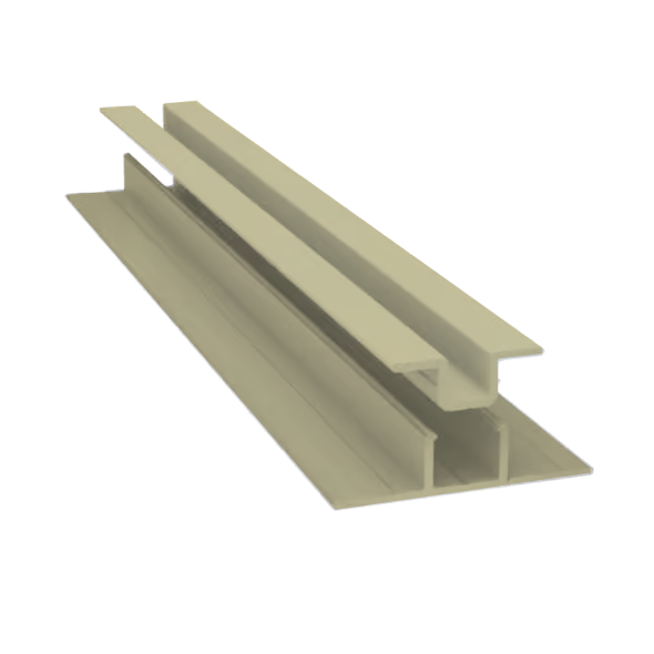 Light Trim 5/16in Panel 2-piece Vertical Trim V099 | Shadow Collection-Navajo Beige 72 (JH)