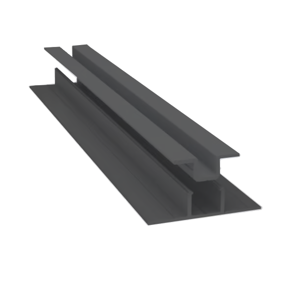 Light Trim 5/16in Panel 2-piece Vertical Trim V099 | Shadow Collection-Night Gray 49 (JH)