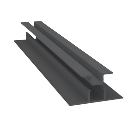 Light Trim 5/16in Panel 2-piece Vertical Trim V099 | Shadow Collection-Night Gray 49 (JH)