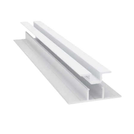 Light Trim 5/16in Panel 2-piece Vertical Trim V099 | Shadow Collection-Black