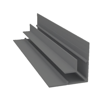 Light Trim 5/16in Panel Inside Corner V005XL | Shadow XL Collection-Gray Slate 51 (JH)