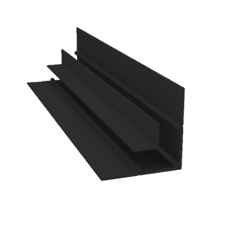 Light Trim 1/2in Panel Inside Corner V765XL | Shadow XL Collection-Midnight Black 95 (JH)