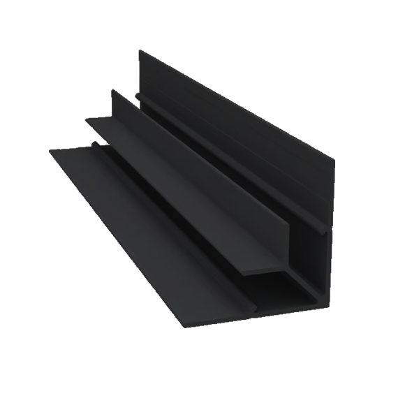 Light Trim 1/2in Panel Inside Corner V765XL | Shadow XL Collection-Bright Silver (Light Trim)