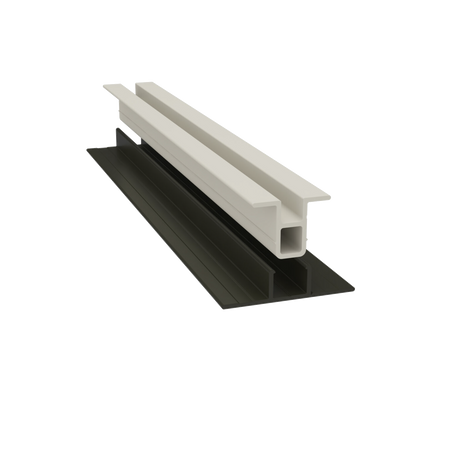 Light Trim 3/4in Lap Siding 2-piece Vertical Trim V220-Gray Slate 51 (JH)