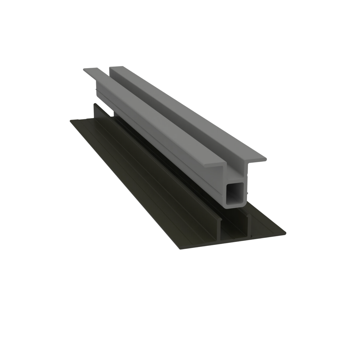 Light Trim 3/4in Lap Siding 2-piece Vertical Trim V220-Midnight Black 95 (JH)