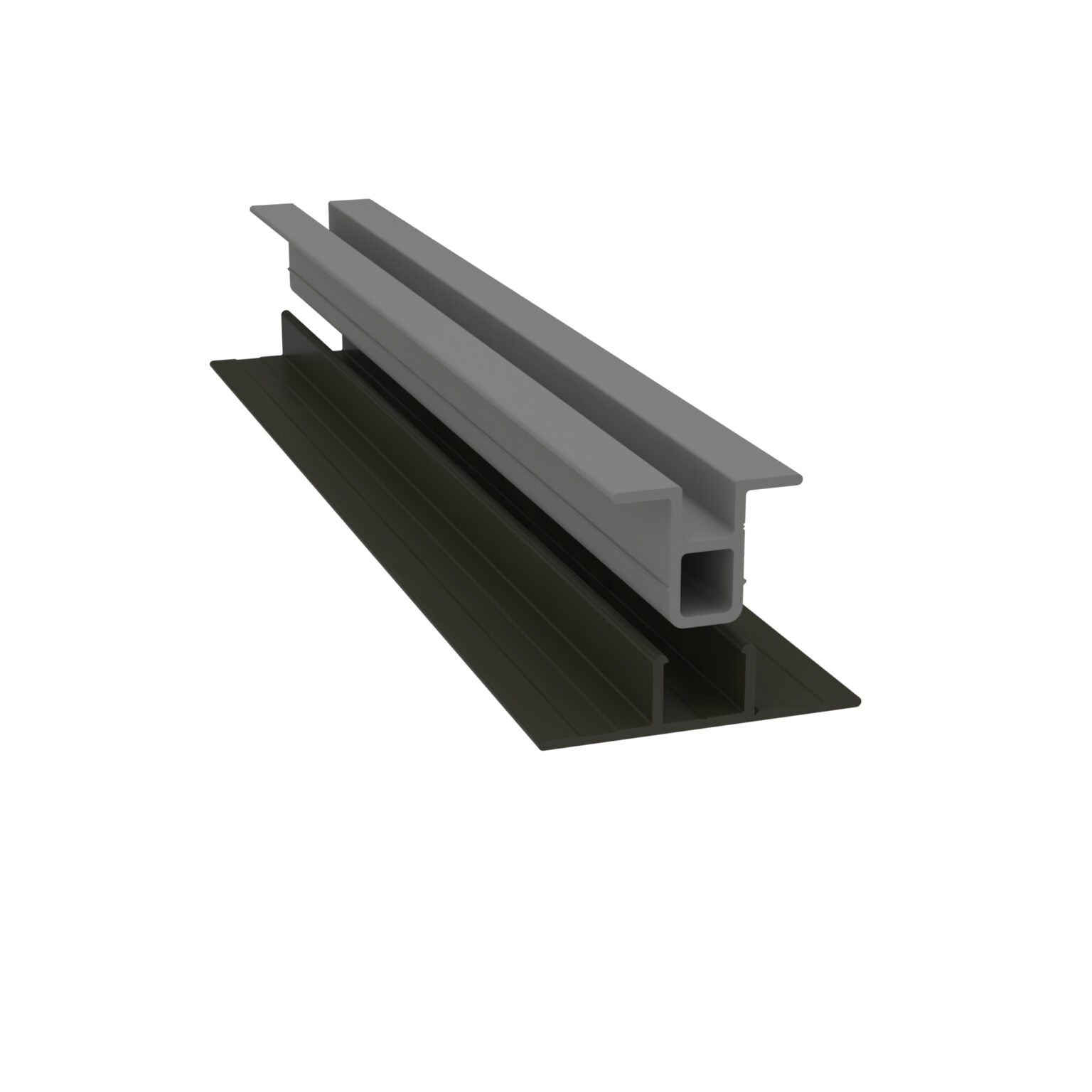 Light Trim 3/4in Lap Siding 2-piece Vertical Trim V220-Midnight Black 95 (JH)