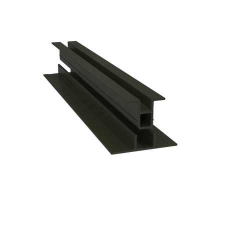 Light Trim 3/4in Lap Siding 2-piece Vertical Trim V220-Night Gray 49 (JH)