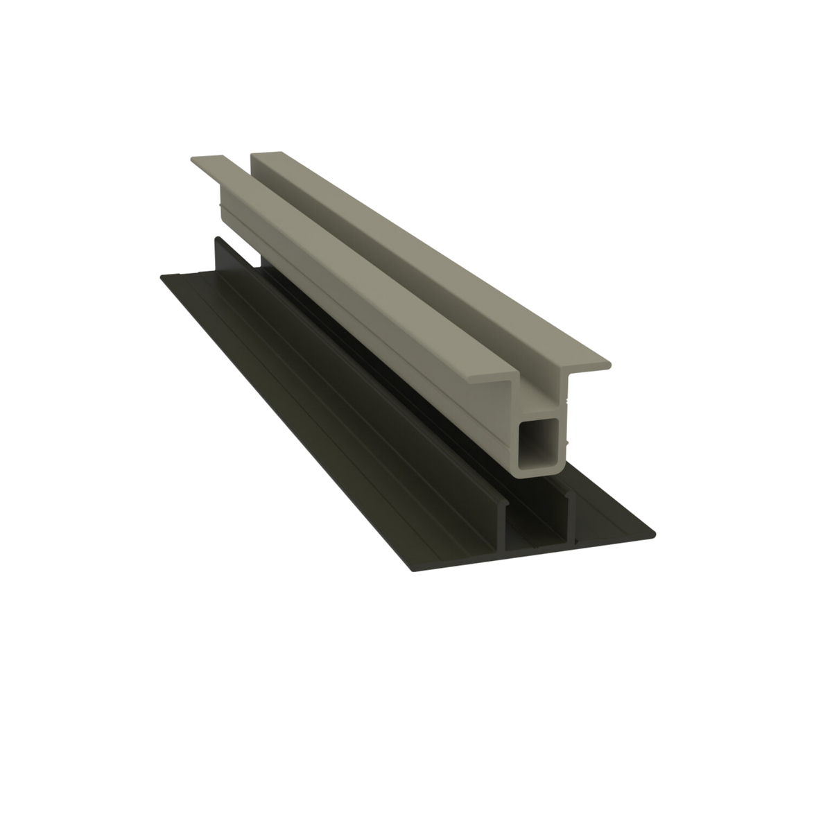 Light Trim 3/4in Lap Siding 2-piece Vertical Trim V220-Pearl Gray 48 (JH)