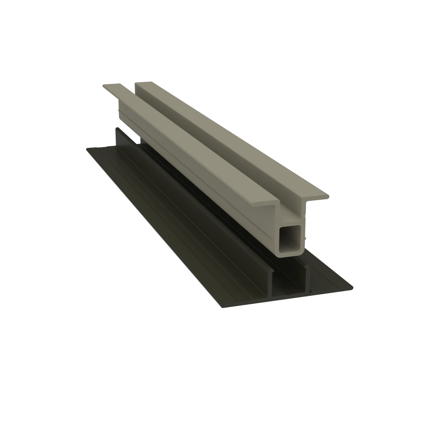 Light Trim 3/4in Lap Siding 2-piece Vertical Trim V220-Pearl Gray 48 (JH)