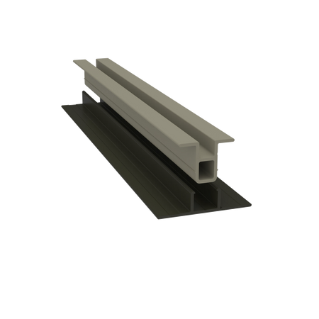 Light Trim 3/4in Lap Siding 2-piece Vertical Trim V220-Pearl Gray 48 (JH)