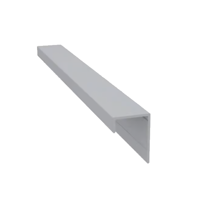 Light Trim 3/4in Lap Siding Universal J Trim J201-White
