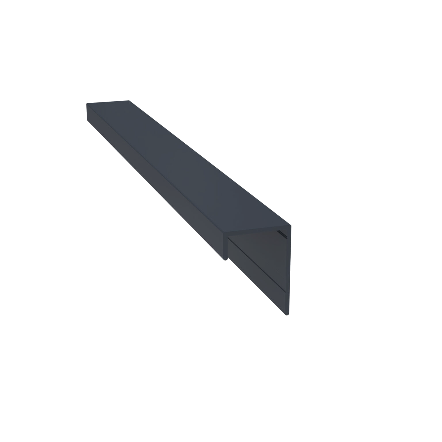 Light Trim 3/4in Lap Siding Universal J Trim J201-Gray Slate 51 (JH)