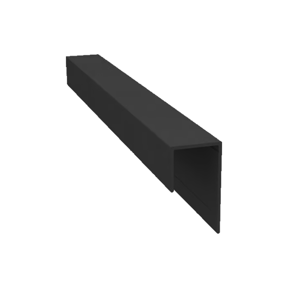 Light Trim 3/4in Lap Universal J Trim J201XXL | Shadow XL Collection-Bright Silver (Light Trim)