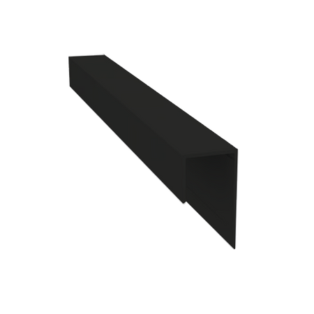 Light Trim 3/4in Lap Universal J Trim J201XXL | Shadow XL Collection-Iron Gray 92 (JH)