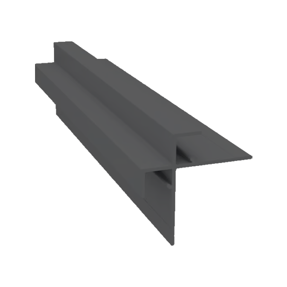 Light Trim 5/16in Panel Outside Corner V004XL | Shadow XL Collection-Night Gray 49 (JH)