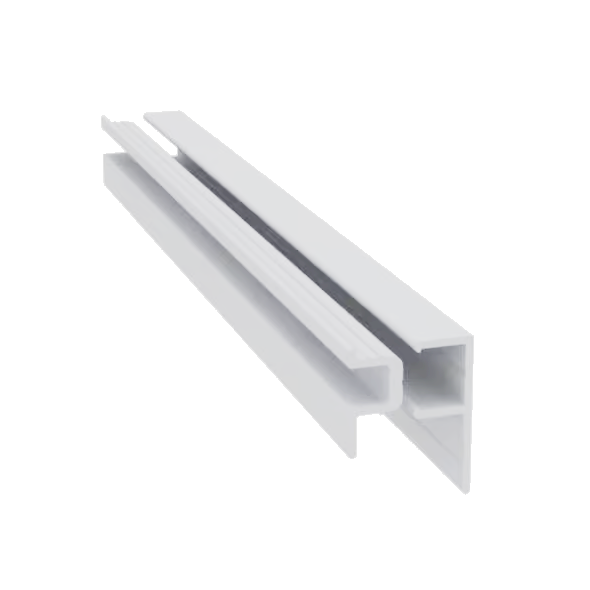 Light Trim 1/2in Panel Universal J Trim J760XL | Shadow XL Collection-Arctic White 67 (JH)