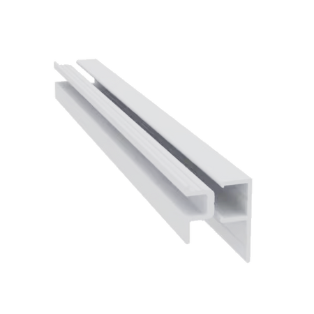 Light Trim 1/2in Panel Universal J Trim J760XL | Shadow XL Collection-Arctic White 67 (JH)