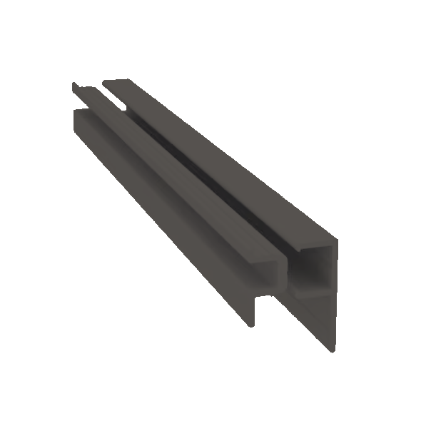 Light Trim 1/2in Panel Universal J Trim J760XL | Shadow XL Collection-Rich Espresso 46 (JH)