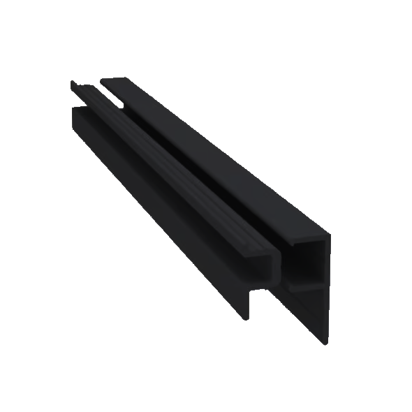 Light Trim 1/2in Panel Universal J Trim J760XL | Shadow XL Collection-Bright Silver (Light Trim)