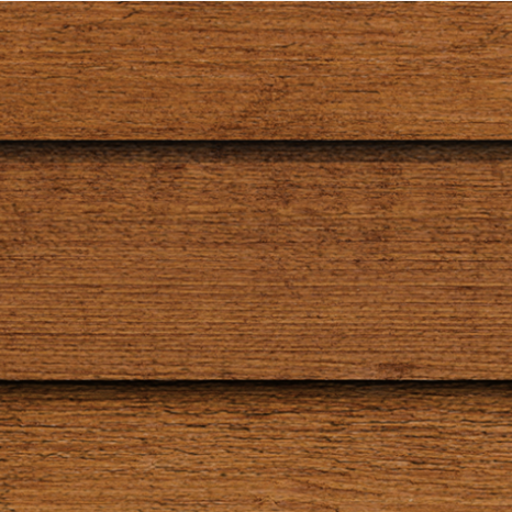Maibec Express EM+ Genuine Wood Siding in 052 - Algonquin Amber-Brushed-Rabbeted Bevel-1 x6