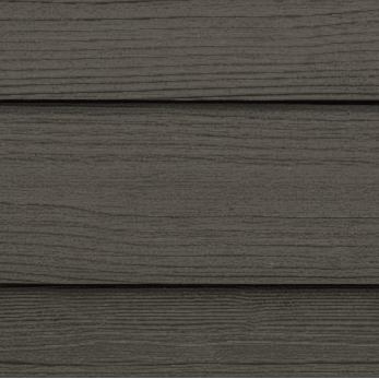 Maibec Express EM+ Genuine Wood Siding in 016 - Hematite-Brushed-Rabbeted Bevel-1 x6