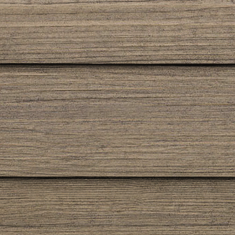 Maibec Express EM+ Genuine Wood Siding in 062 - Meadow Greige-Brushed-Rabbeted Bevel-1 x 6