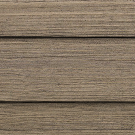 Maibec Express EM+ Genuine Wood Siding in 062 - Meadow Greige-Brushed-Rabbeted Bevel-1 x 6