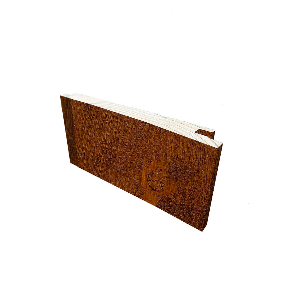 Maibec Siding EM+ Rabbeted/Textured 052 - Algonquin Amber 1 foot Sample-Default Title