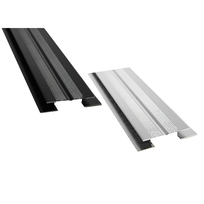 Maibec Ventilated Strips for soffits-Black-10'