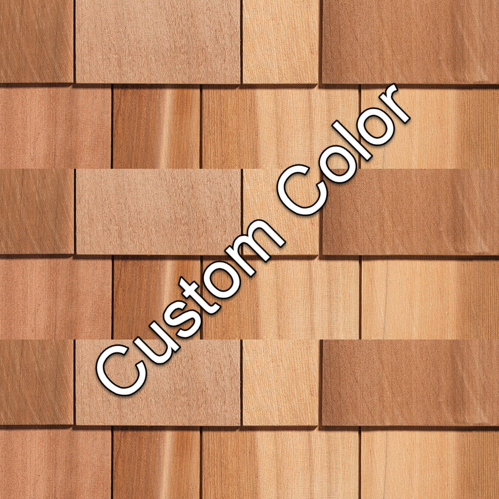 Maibec Genuine Wood Stave Lake Western Red Cedar shingles-R&R Regular-25sqft / 1/2 carton-Golden Curry (Maibec)